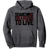 image:imageDays Gone Searching For A Reason To Live Big Chest Logo Pullover HoodieDark Heather Grey