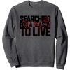 image:imageDays Gone Searching For A Reason To Live Big Chest Logo SweatshirtDark Heather Grey