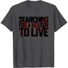 image:imageDays Gone Searching For A Reason To Live Big Chest Logo TShirtDark Heather Grey