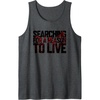 image:imageDays Gone Searching For A Reason To Live Big Chest Logo Tank TopDark Heather Grey