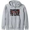 image:imageDays Gone Searching For A Reason To Live Big Chest Logo Zip HoodieHeather Grey