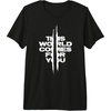 image:imageDays Gone This World Comes For You Distressed Chest Logo Premium Triblend TShirtBlack