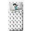 image:imageJay Franco Kids Sheet Cartoon Set with Fitted Flat Sheets amp Pillow Cover  UltraSoft Bedding with Pillowcase for Room Decor Blue  PlayStation 4 Piece QueenWhite  My Hero Academia