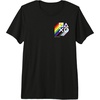 image:imagePlayStation Pride LGBTQIA Collection Stacked Pocket Logo Premium Triblend TShirtBlack