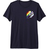 image:imagePlayStation Pride LGBTQIA Collection Stacked Pocket Logo Premium Triblend TShirtNavy Blue