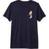 image:imagePlayStation Pride LGBTQIA Collection Vertical Pocket Logo Premium Triblend TShirtNavy Blue