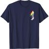 image:imagePlayStation Pride LGBTQIA Collection Vertical Pocket Logo TShirtNavy Blue