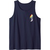image:imagePlayStation Pride LGBTQIA Collection Vertical Pocket Logo Tank TopNavy Blue