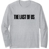 image:imageThe Last of Us Iconic Distressed Big Chest Logo Long Sleeve TShirtHeather Grey