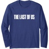 image:imageThe Last of Us Iconic Distressed Big Chest Logo V2 Long Sleeve TShirtNavy Blue