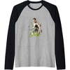 image:imageThe Last of Us Part II Abby Anderson Floral Watercolor Logo Raglan Baseball TeeBlackAthletic Heather