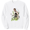 image:imageThe Last of Us Part II Abby Anderson Floral Watercolor Logo SweatshirtWhite