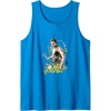 image:imageThe Last of Us Part II Abby Anderson Floral Watercolor Logo Tank TopSapphire Blue