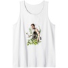 image:imageThe Last of Us Part II Abby Anderson Floral Watercolor Logo Tank TopWhite