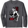 image:imageThe Last of Us Part II Abby Bare Your Fangs Big Chest Poster Long Sleeve TShirtDark Heather Grey