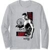 image:imageThe Last of Us Part II Abby Bare Your Fangs Big Chest Poster Long Sleeve TShirtHeather Grey