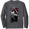 image:imageThe Last of Us Part II Ellie Ready For Fight Chest Poster Long Sleeve TShirtDark Heather Grey
