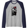 image:imageThe Last of Us Part II Ellie Ready For Fight Chest Poster Raglan Baseball TeeNavy BlueAthletic Heather