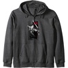 image:imageThe Last of Us Part II Ellie Ready For Fight Chest Poster Zip HoodieDark Heather Grey