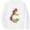 image:imageThe Last of Us Part II Hat On A Dinosaur Watercolor Style Long Sleeve TShirtWhite