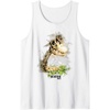 image:imageThe Last of Us Part II Hat On A Dinosaur Watercolor Style Tank TopWhite
