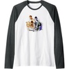 image:imageThe Last of Us Part II Iconic Abby Ellie Watercolor Floral Raglan Baseball TeeDark Heather GreyWhite