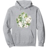 image:imageThe Last of Us Part II Watercolor Floral Big Chest Logo Pullover HoodieHeather Grey