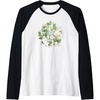image:imageThe Last of Us Part II Watercolor Floral Big Chest Logo Raglan Baseball TeeBlackWhite