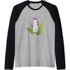 image:imageThe Last of Us Part II Watercolor Lavender Big Chest Logo Raglan Baseball TeeBlackAthletic Heather