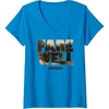 image:imageWomens Days Gone Farewell Oregon Landscape Big Chest Logo VNeck TShirtSapphire Blue