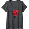 image:imageWomens Days Gone Red Dead Scene Big Chest Poster VNeck TShirtDark Heather Grey