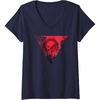 image:imageWomens Days Gone Red Dead Scene Big Chest Poster VNeck TShirtNavy Blue