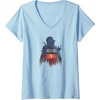 image:imageWomens Days Gone Remastered Ready To Fight Big Chest Poster VNeck TShirtBaby Blue