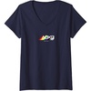 image:imageWomens PlayStation Pride LGBTQIA Collection Horizontal Chest Logo VNeck TShirtNavy Blue