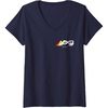 image:imageWomens PlayStation Pride LGBTQIA Collection Horizontal Pocket Logo VNeck TShirtNavy Blue