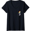 image:imageWomens PlayStation Pride LGBTQIA Collection Vertical Pocket Logo VNeck TShirtBlack