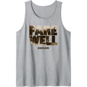 image:imageDays Gone Farewell Oregon Landscape Big Chest Logo Tank TopHeather Grey