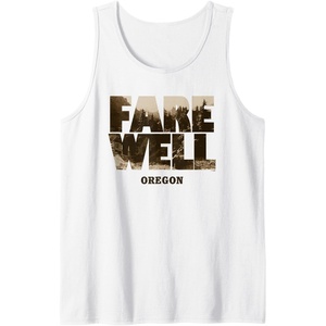 image:imageDays Gone Farewell Oregon Landscape Big Chest Logo Tank TopWhite
