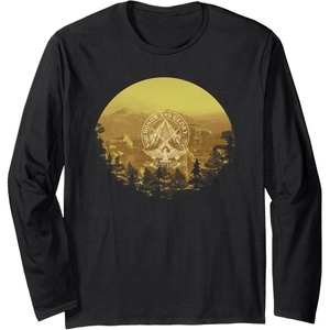 image:imageDays Gone Honor And Glory Landscape Vintage Chest Poster Long Sleeve TShirtBlack