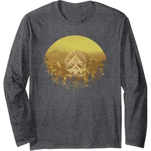 image:imageDays Gone Honor And Glory Landscape Vintage Chest Poster Long Sleeve TShirtDark Heather Grey