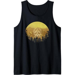 image:imageDays Gone Honor And Glory Landscape Vintage Chest Poster Tank TopBlack