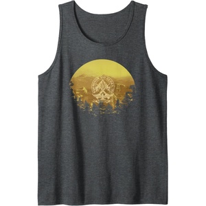 image:imageDays Gone Honor And Glory Landscape Vintage Chest Poster Tank TopDark Heather Grey