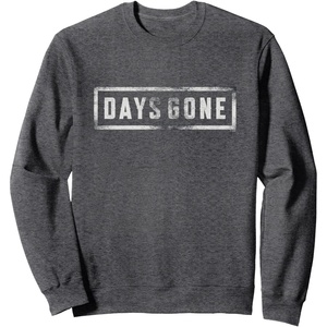 image:imageDays Gone Iconic Distressed Big Chest Logo SweatshirtDark Heather Grey