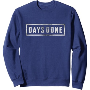 image:imageDays Gone Iconic Distressed Big Chest Logo SweatshirtNavy Blue