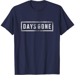 image:imageDays Gone Iconic Distressed Big Chest Logo TShirtNavy Blue