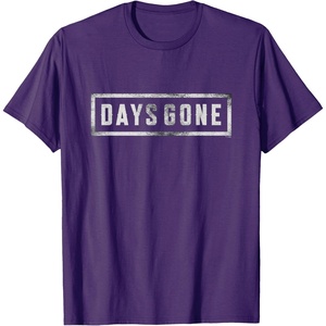 image:imageDays Gone Iconic Distressed Big Chest Logo TShirtPurple