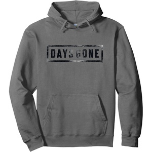 image:imageDays Gone Iconic Distressed Big Chest Logo V2 Pullover HoodieAsphalt Grey
