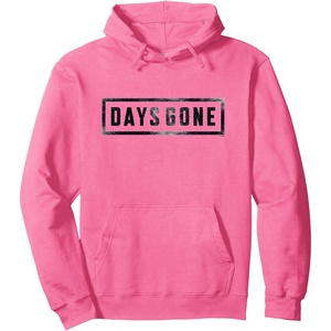image:imageDays Gone Iconic Distressed Big Chest Logo V2 Pullover HoodieBright Pink