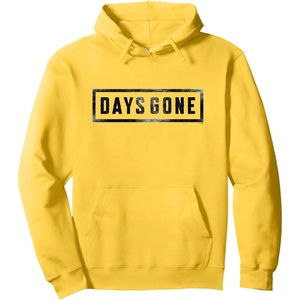 image:imageDays Gone Iconic Distressed Big Chest Logo V2 Pullover HoodieLemon Yellow