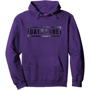 image:imageDays Gone Iconic Distressed Big Chest Logo V2 Pullover HoodiePurple